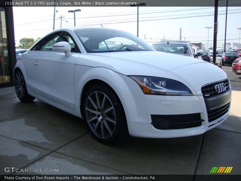 Ibis White / Black Leather/Alcantara 2010 Audi TT 2.0 TFSI quattro Coupe