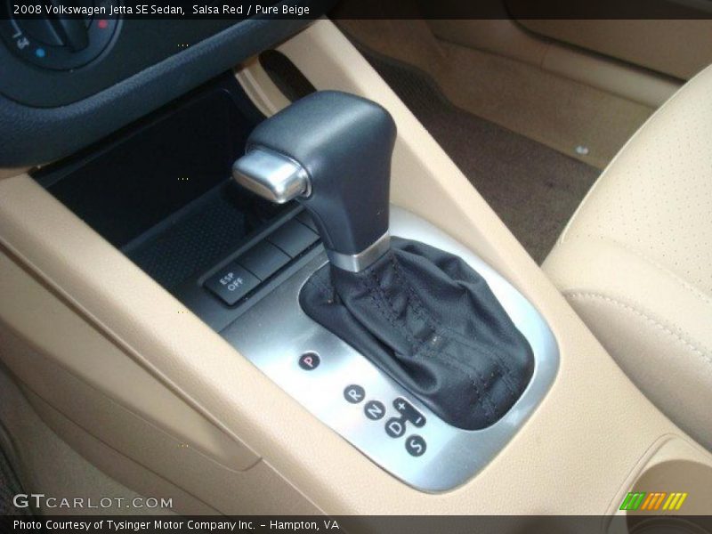 Salsa Red / Pure Beige 2008 Volkswagen Jetta SE Sedan