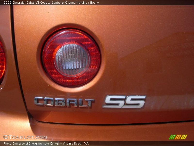 Sunburst Orange Metallic / Ebony 2006 Chevrolet Cobalt SS Coupe