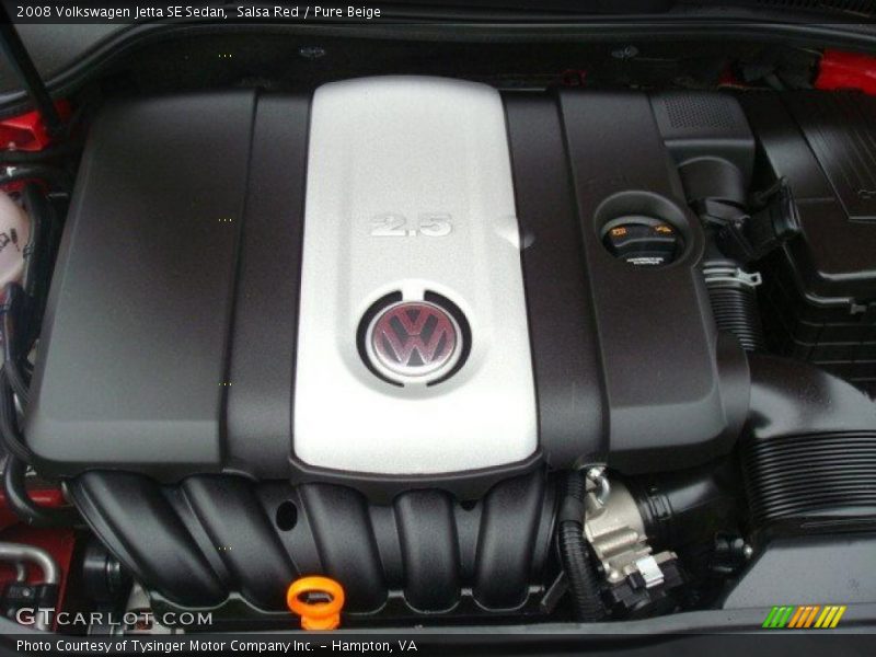 Salsa Red / Pure Beige 2008 Volkswagen Jetta SE Sedan