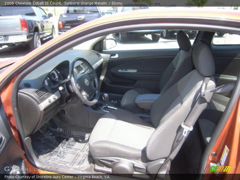 Sunburst Orange Metallic / Ebony 2006 Chevrolet Cobalt SS Coupe