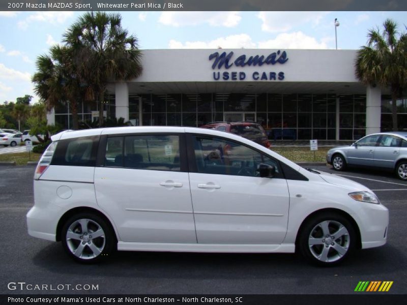 Whitewater Pearl Mica / Black 2007 Mazda MAZDA5 Sport