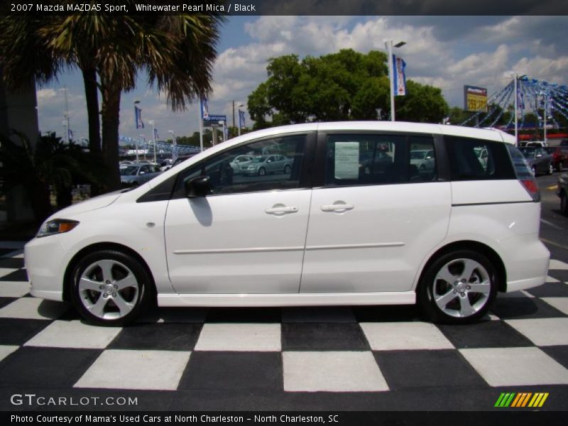 Whitewater Pearl Mica / Black 2007 Mazda MAZDA5 Sport