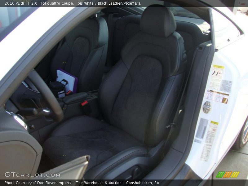 Ibis White / Black Leather/Alcantara 2010 Audi TT 2.0 TFSI quattro Coupe