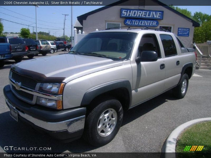 Silver Birch Metallic / Tan/Neutral 2006 Chevrolet Avalanche LS