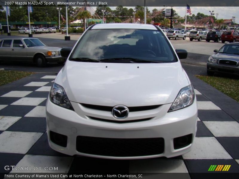 Whitewater Pearl Mica / Black 2007 Mazda MAZDA5 Sport