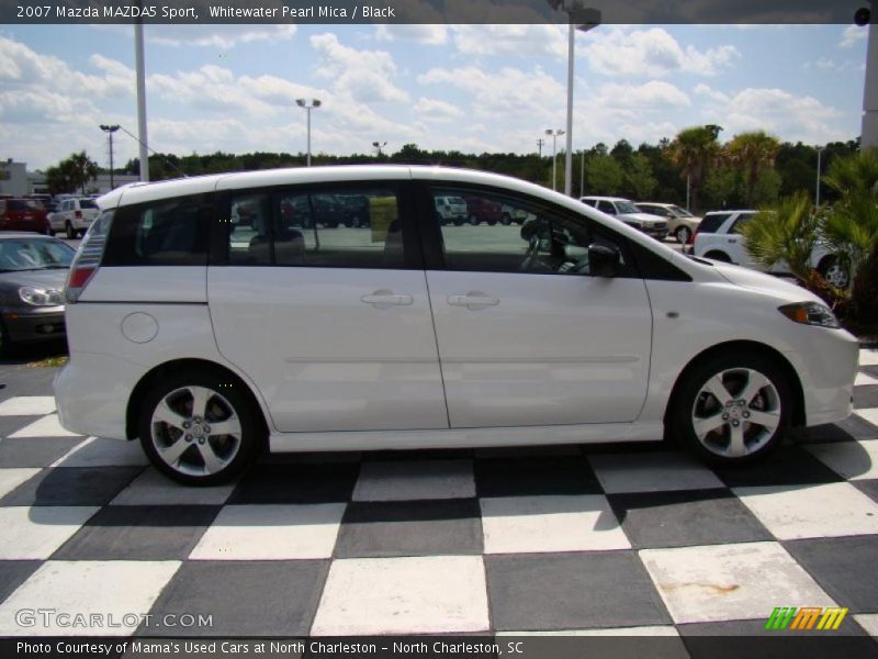 Whitewater Pearl Mica / Black 2007 Mazda MAZDA5 Sport