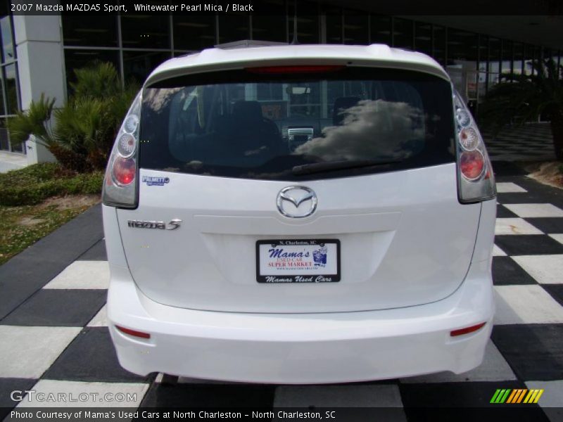 Whitewater Pearl Mica / Black 2007 Mazda MAZDA5 Sport