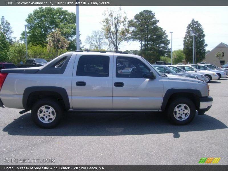 Silver Birch Metallic / Tan/Neutral 2006 Chevrolet Avalanche LS