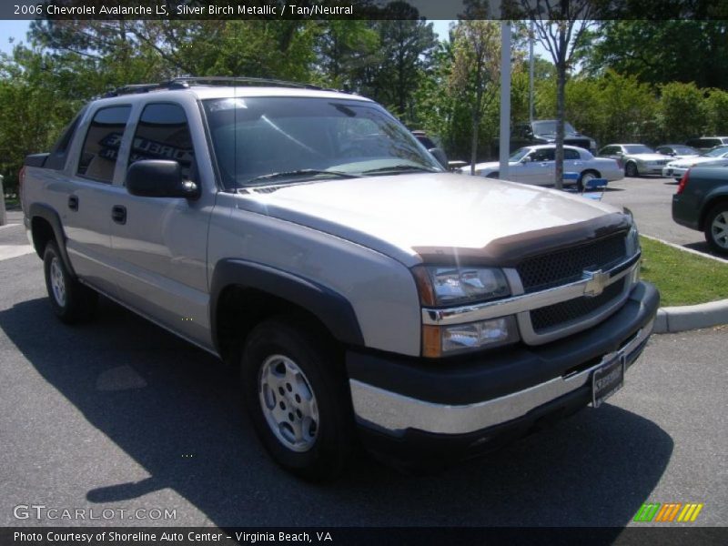 Silver Birch Metallic / Tan/Neutral 2006 Chevrolet Avalanche LS