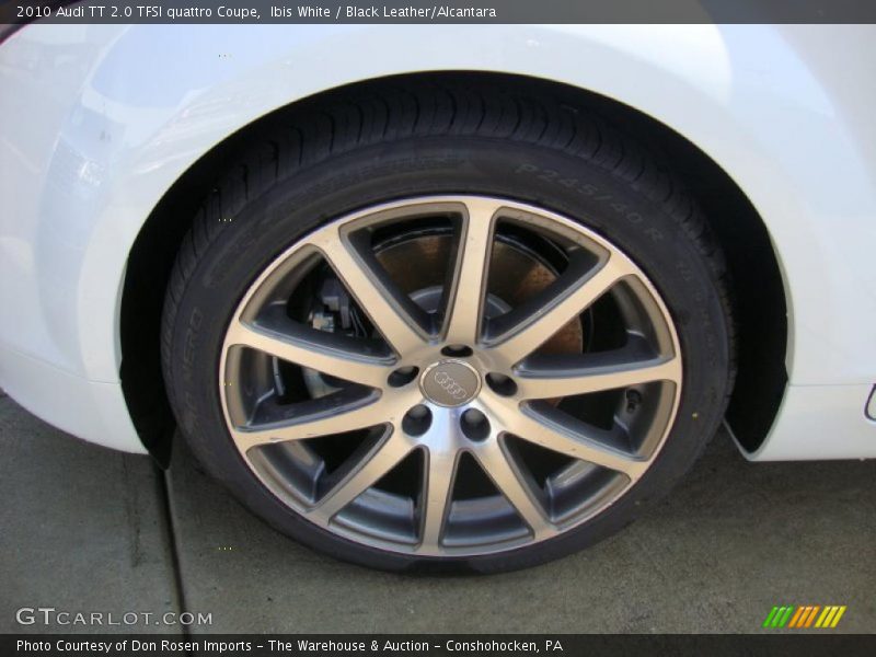 Ibis White / Black Leather/Alcantara 2010 Audi TT 2.0 TFSI quattro Coupe