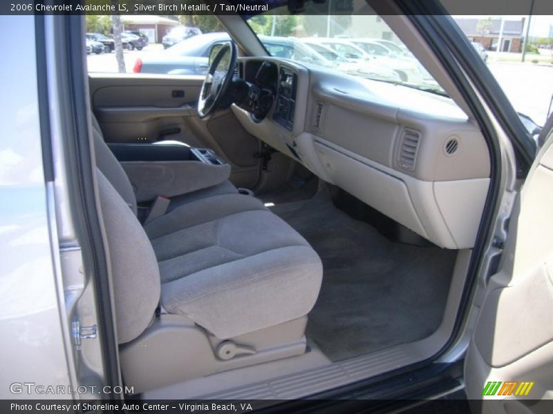 Silver Birch Metallic / Tan/Neutral 2006 Chevrolet Avalanche LS