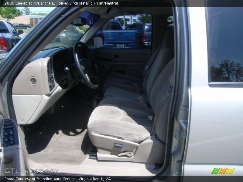 Silver Birch Metallic / Tan/Neutral 2006 Chevrolet Avalanche LS