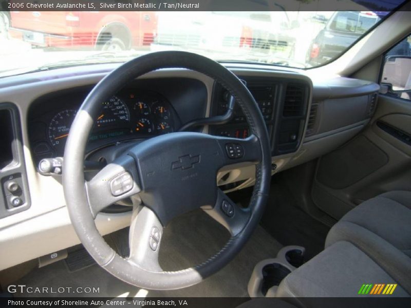 Silver Birch Metallic / Tan/Neutral 2006 Chevrolet Avalanche LS