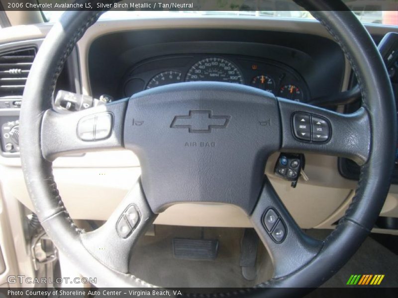 Silver Birch Metallic / Tan/Neutral 2006 Chevrolet Avalanche LS