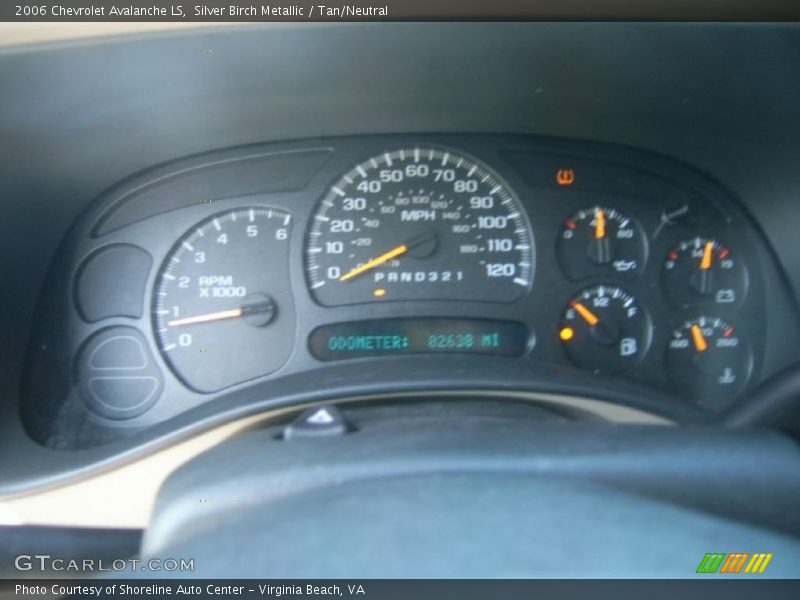 Silver Birch Metallic / Tan/Neutral 2006 Chevrolet Avalanche LS