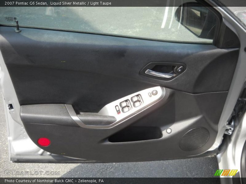 Liquid Silver Metallic / Light Taupe 2007 Pontiac G6 Sedan