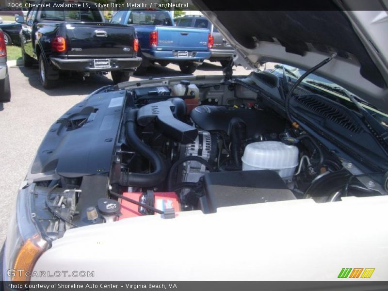 Silver Birch Metallic / Tan/Neutral 2006 Chevrolet Avalanche LS