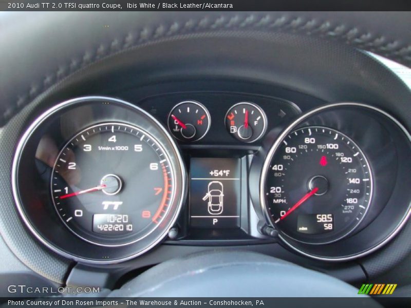 Ibis White / Black Leather/Alcantara 2010 Audi TT 2.0 TFSI quattro Coupe