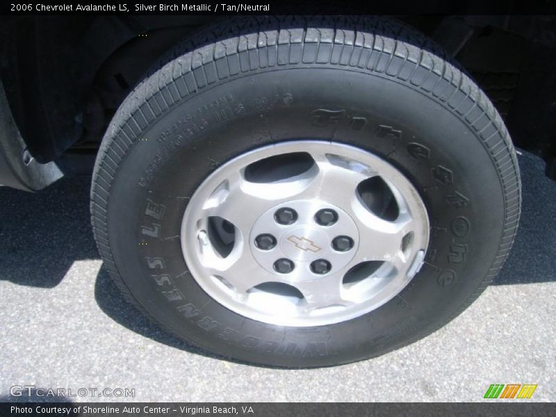 Silver Birch Metallic / Tan/Neutral 2006 Chevrolet Avalanche LS
