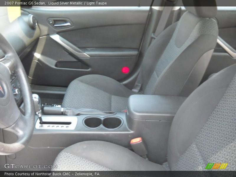Liquid Silver Metallic / Light Taupe 2007 Pontiac G6 Sedan