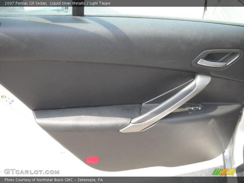 Liquid Silver Metallic / Light Taupe 2007 Pontiac G6 Sedan