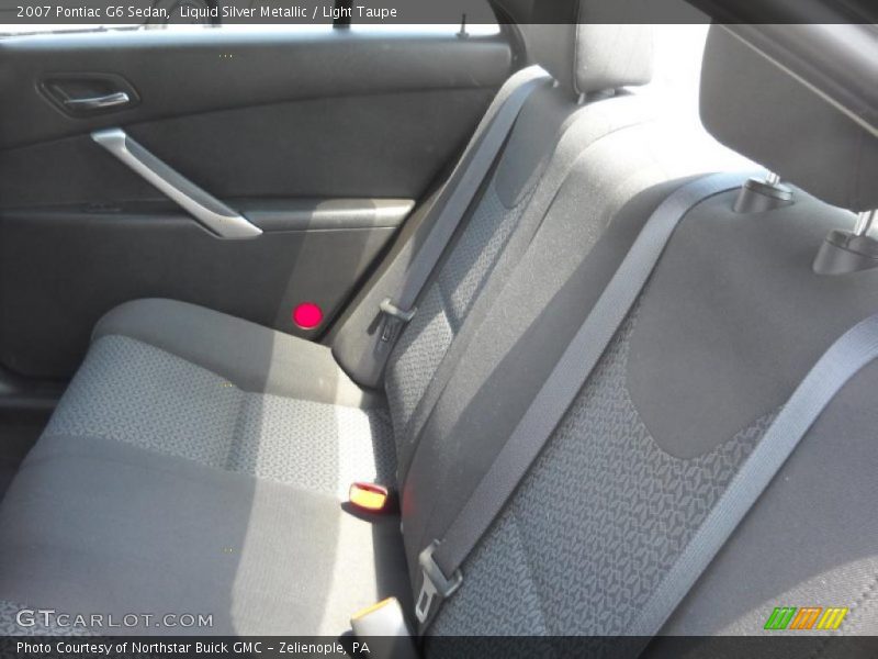Liquid Silver Metallic / Light Taupe 2007 Pontiac G6 Sedan