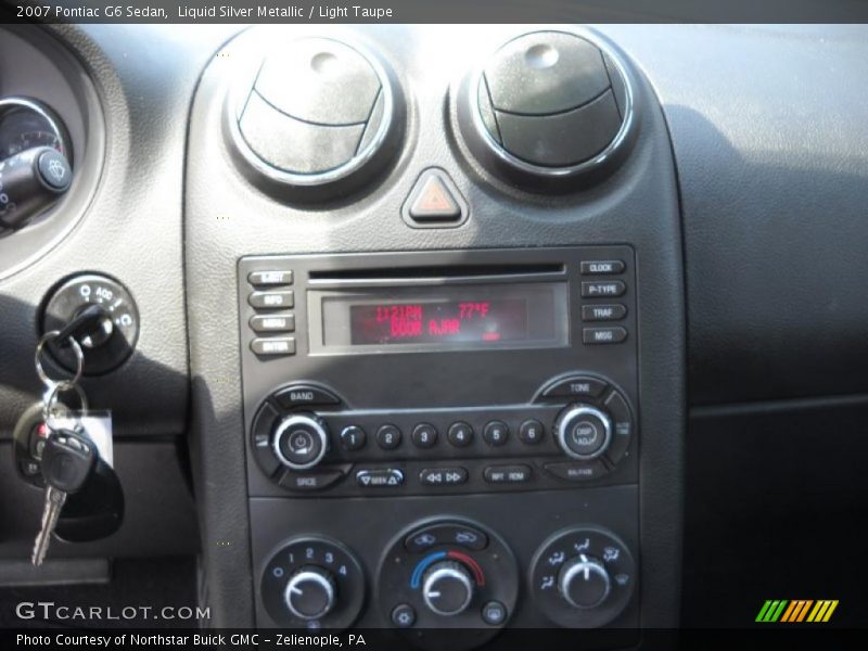 Liquid Silver Metallic / Light Taupe 2007 Pontiac G6 Sedan