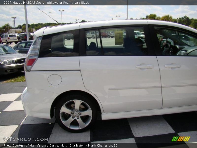 Whitewater Pearl Mica / Black 2007 Mazda MAZDA5 Sport