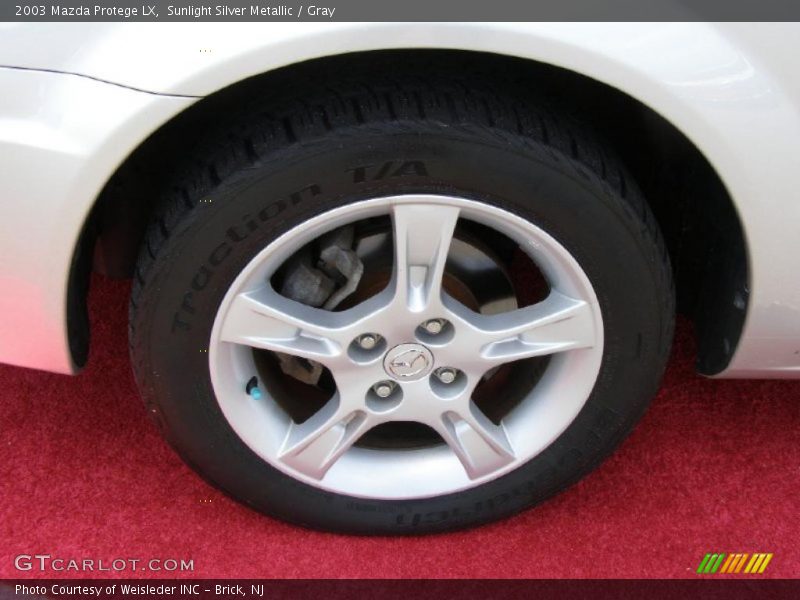Sunlight Silver Metallic / Gray 2003 Mazda Protege LX