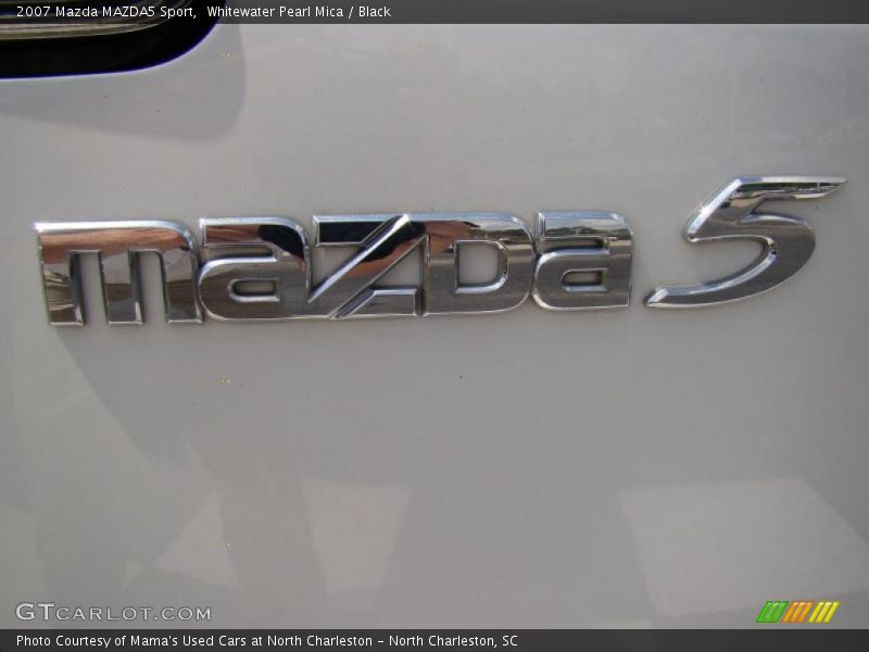 Whitewater Pearl Mica / Black 2007 Mazda MAZDA5 Sport