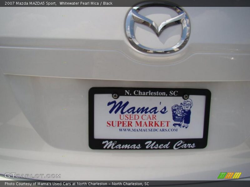 Whitewater Pearl Mica / Black 2007 Mazda MAZDA5 Sport