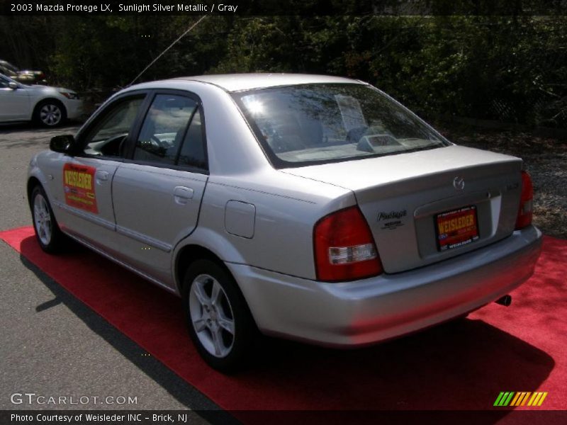 Sunlight Silver Metallic / Gray 2003 Mazda Protege LX