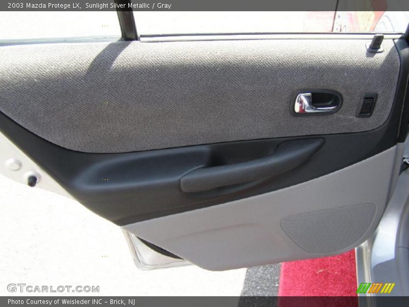 Sunlight Silver Metallic / Gray 2003 Mazda Protege LX