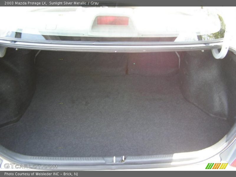 Sunlight Silver Metallic / Gray 2003 Mazda Protege LX