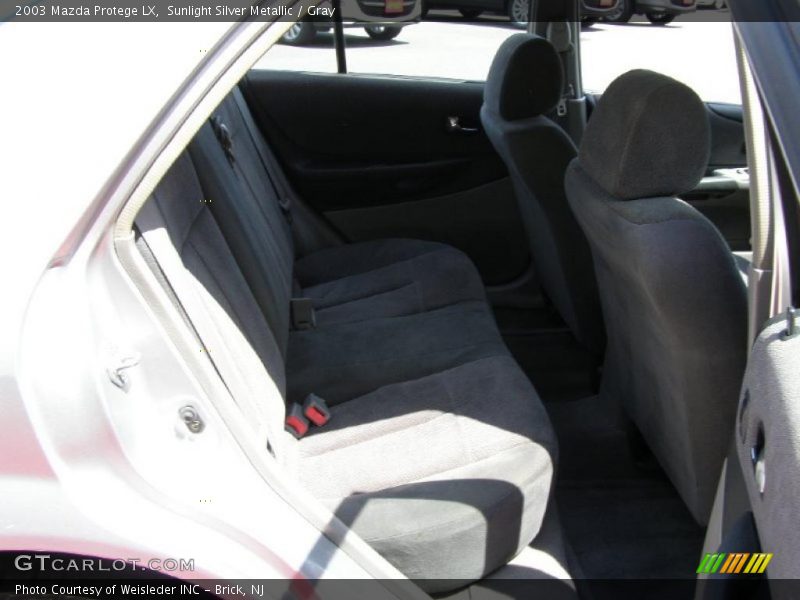Sunlight Silver Metallic / Gray 2003 Mazda Protege LX
