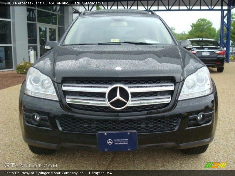 Black / Macadamia 2008 Mercedes-Benz GL 450 4Matic