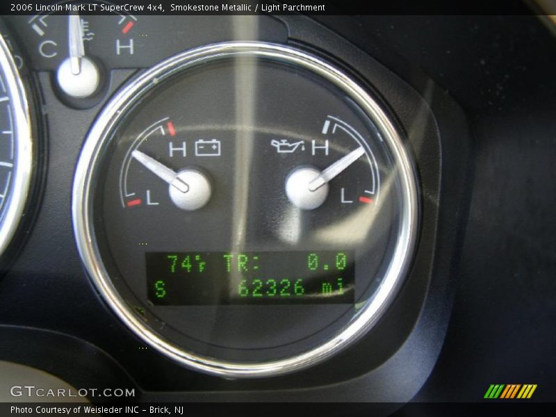 Smokestone Metallic / Light Parchment 2006 Lincoln Mark LT SuperCrew 4x4
