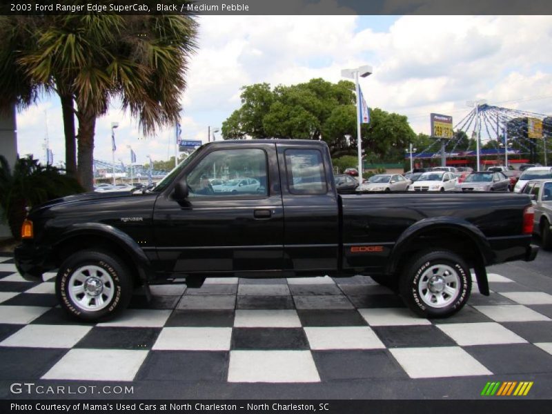 Black / Medium Pebble 2003 Ford Ranger Edge SuperCab