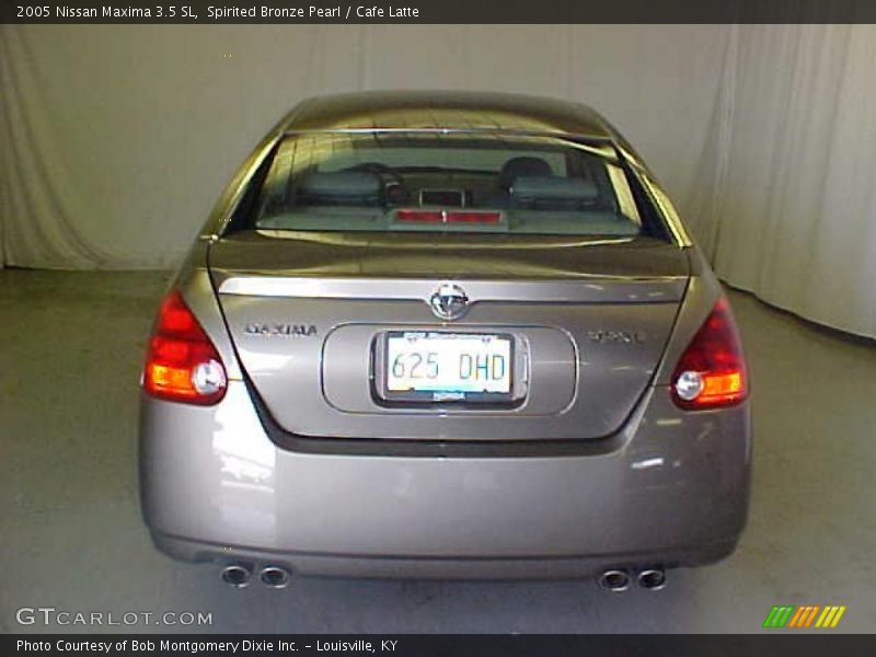 Spirited Bronze Pearl / Cafe Latte 2005 Nissan Maxima 3.5 SL