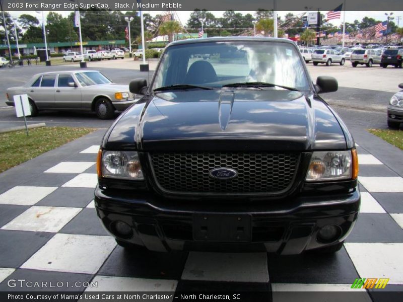 Black / Medium Pebble 2003 Ford Ranger Edge SuperCab