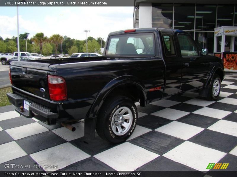 Black / Medium Pebble 2003 Ford Ranger Edge SuperCab