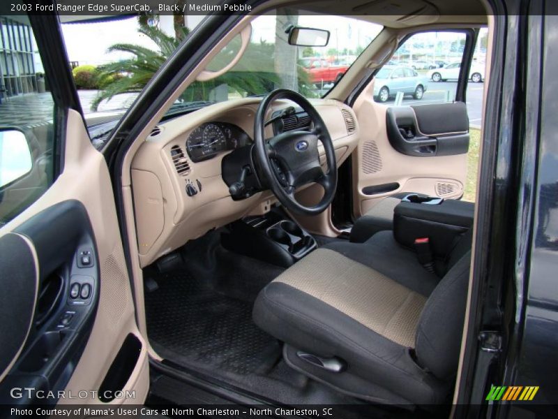 Black / Medium Pebble 2003 Ford Ranger Edge SuperCab