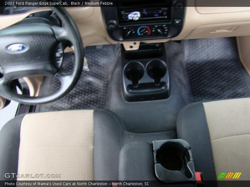 Black / Medium Pebble 2003 Ford Ranger Edge SuperCab