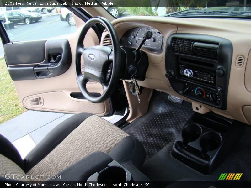 Black / Medium Pebble 2003 Ford Ranger Edge SuperCab
