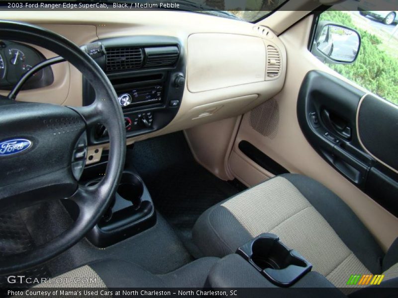 Black / Medium Pebble 2003 Ford Ranger Edge SuperCab