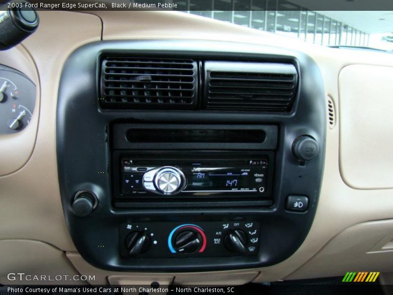Black / Medium Pebble 2003 Ford Ranger Edge SuperCab