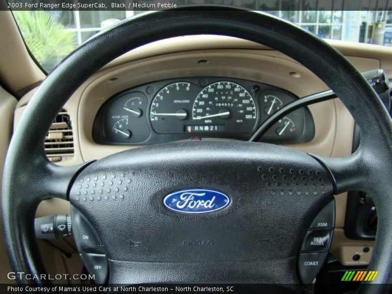 Black / Medium Pebble 2003 Ford Ranger Edge SuperCab