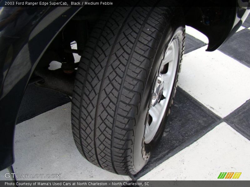 Black / Medium Pebble 2003 Ford Ranger Edge SuperCab