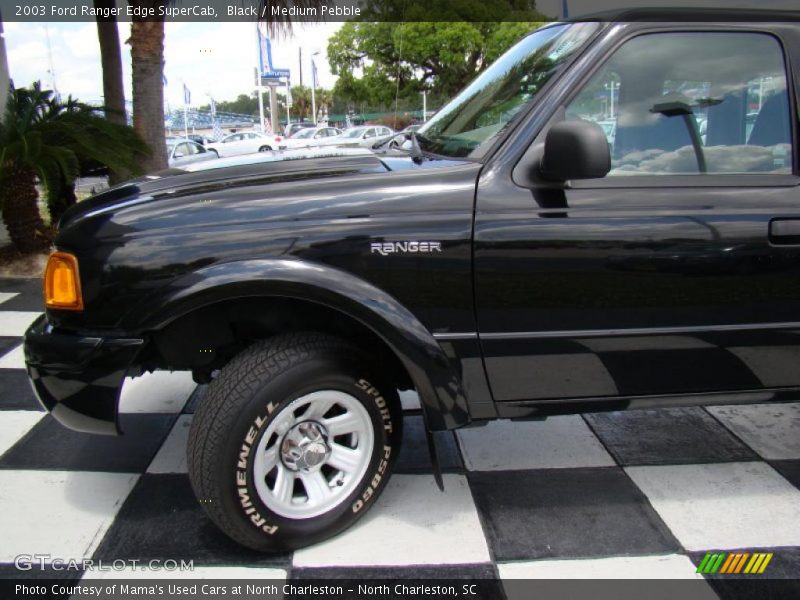 Black / Medium Pebble 2003 Ford Ranger Edge SuperCab